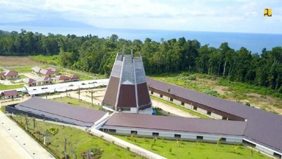 Megahnya Pos Lintas Batas RI di Papua