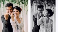 Sah! Vanessa Angel dan Bibi telah menerima buku nikah, keduanya resmi menjadi sepasang suami dan istri.  Foto: Instagram/@vanessaangelofficial, @aldosinarta, @victoria_makeupatelier