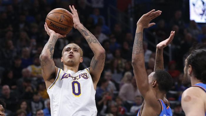 LA Lakers kalahkan Oklahoma City Thunder (Sue Ogrocki/AP Photo) LA Lakers kalahkan Oklahoma City Thunder (Sue Ogrocki/AP Photo)