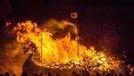 Potret Festival Bakar-bakaran Kapal ala Viking