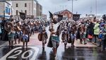 Potret Festival Bakar-bakaran Kapal ala Viking