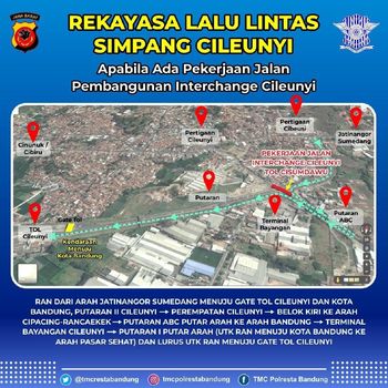 Simpang Susun Tol Cisumdawu Dibangun, Polisi Rekayasa Jalur
