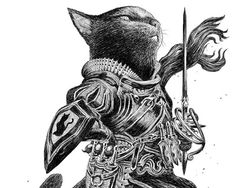 Gemas! Ilustrator Jepang Ubah Kucing dan Anjing Jadi Prajurit Imut