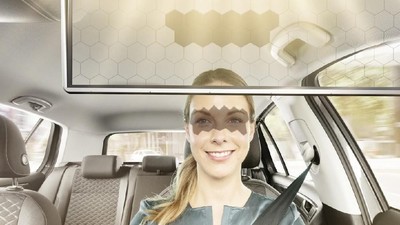 Sun Visor Transparan Penangkal Silau saat Nyetir