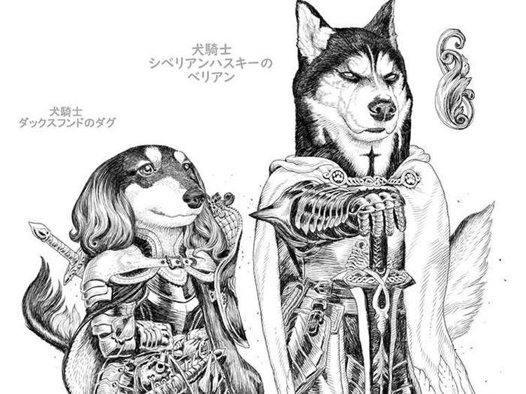 Gemas! Ilustrator Jepang Ubah Kucing dan Anjing Jadi Prajurit Imut