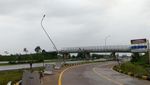 Badai Rusak  Rest Area Km 166 di Tol Cipali