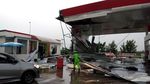 Badai Rusak  Rest Area Km 166 di Tol Cipali