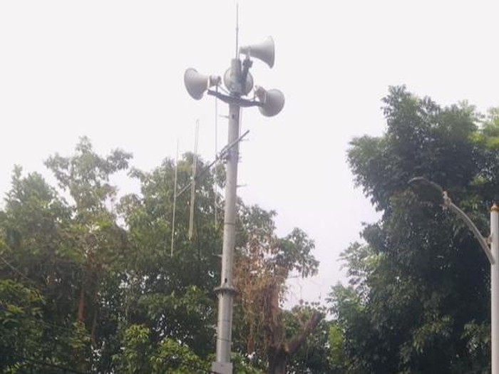 Disaster Warning System (DWS) yang dipakai BPBD DKI untuk sebar peringatan dini banjir ke warga (dok. BPBD DKI Jakarta)