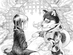 Gemas! Ilustrator Jepang Ubah Kucing dan Anjing Jadi Prajurit Imut