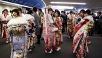 Keceriaan Gadis-gadis Jepang Menyambut Hari Kedewasaan