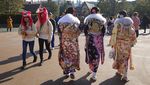 Keceriaan Gadis-gadis Jepang Menyambut Hari Kedewasaan