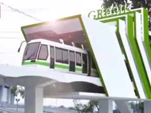 Begini Desain MRT Jawa Timur yang Dipamerkan Khofifah