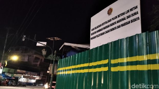 Pemda DIY Rekonstruksi Jokteng Lor Wetan Keraton Yogya 