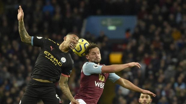 Manchester City tampil dominan di markas Aston Villa.