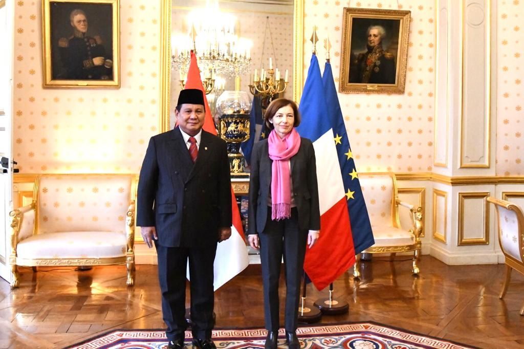 Menhan RI Prabowo Subianto Pererat Kerja Sama Pertahanan Indonesia Prancis untuk Perkuat Sistem Alutsista TNI dan Majukan Industri Pertahanan Nasional. (Dok.KBRI Paris)
