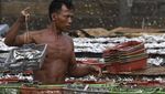 Produksi Ikan Asin Turun Imbas Musim Hujan
