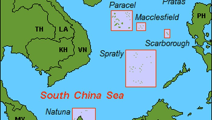 Ilustrasi peta-peta di Laut China Selatan. (Hobe/Holger Behr/Wikimedia Commons) Ilustrasi peta-peta di Laut China Selatan. (Hobe/Holger Behr/Wikimedia Commons)