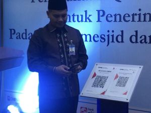 Warga Sumbar Bayar Zakat di Masjid Bisa Pakai QR Code