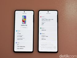 Menggenggam Galaxy A51, Ponsel Fitur Lengkap Rp 4 Jutaan