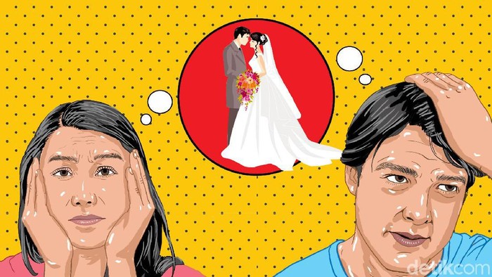 Ilustrasi pernikahan