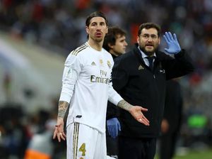 Cedera Pergelangan Kaki, Sergio Ramos Absen Dua Pekan