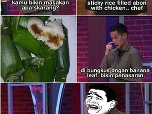 Meme Kocak Percakapan Juri dan Peserta Master Chef, Bikin Ngakak