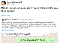 Tangkapan layar Twitter.
