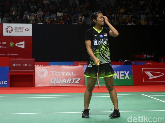 Tunggal putri Indonesia, Gregorius Mariska Tunjung, harus gugur di babak pertama Indonesia Masters 2020. Ia takluk dari wakil Jepang, Akane Yamaguchi.