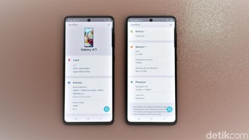 Samsung akan membuka pre-order Galaxy A71 pada 20 Januari mendatang. Foto: Adi Fida Rahman/detikINET