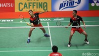 Pertandingan babak pertama Indonesia Masters 2020 merupakan pertemuan perdana antara dua pasangan.