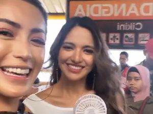 Tak Disangka Mau Naik KRL, Nia Ramadhani: Gue Kelihatannya Tinggi Banget!