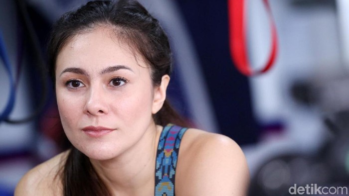 Wulan Guritno Wulan Guritno saat ditemui di kawasan Kemang.