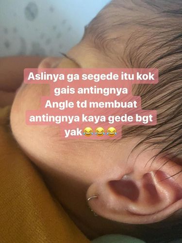 Duh! Anting Bayi Perempuan Syahnaz Dianggap Terlalu Besar