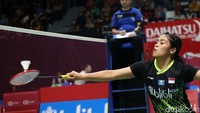 Namun pada akhirnya, Gregoria harus mengakui keunggulan Yamaguchi dengan skor akhir 24-22.
