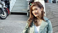 Usai merilis single, Amanda kini makin sering muncul di acara televisi. Pool/Noel/detikFoto.