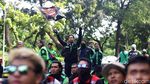 Potret Driver Ojol Geruduk Kemenhub
