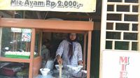 Mie Ayam Rp 2.000 Bisa Dinikmati di Warung Mbak Atik