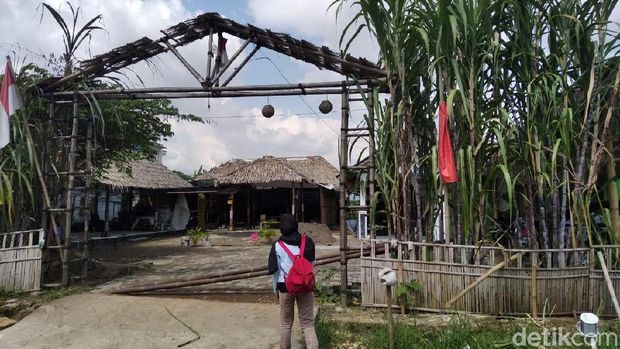 Rumah kontrakan 'Raja-Ratu' Keraton Agung Sejagat di Sleman.