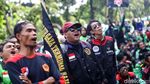 Potret Driver Ojol Geruduk Kemenhub