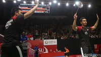 Di babak kedua, Ahsan/Hendra akan menghadapi ganda putra Taiwan, Lu Ching Yao/Yang Po Han yang mengalahkan pasangan Inggris, Ben Lane/Sean Vendy. 