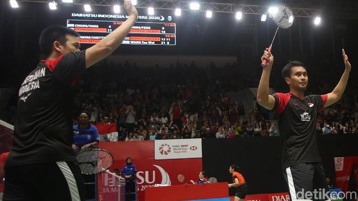 Mohammad Ahsan mengaku sudah membaik kondisi tulang rusuknya (Agung Pambudhy/detikSport) Mohammad Ahsan mengaku sudah membaik kondisi tulang rusuknya (Agung Pambudhy/detikSport)