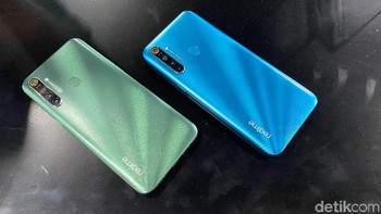 Inilah Realme 5i. Ada dua varian warna. Foto: Adi Fida Rahman/detikINET