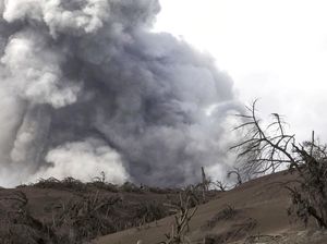 Gunung Api di Filipina Kembali Semburkan Abu Vulkanik