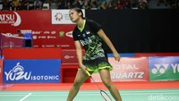 Bertanding di Istora Senayan, Jakarta, Rabu 15 Januari, Gregoria harus mengakui keunggulan Yamaguchi lewat rubber game 21-12, 15-21 dan 22-24.