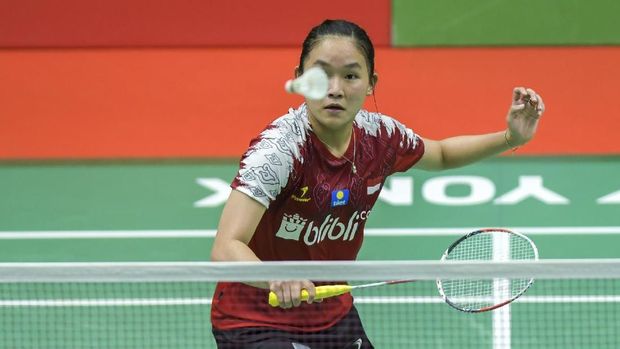 Aksi Ruseli Hartawan di Indonesia Masters 2020. (