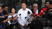 Plt Ketua Dewan Kehormatan Penyelenggara Pemilu (DKPP) Muhammad bersama anggota DKPP, Teguh Prasetyo dan Ida Budhiati memberikan keterangan pers usai bertemu KPK, Rabu (15/1/2020).
