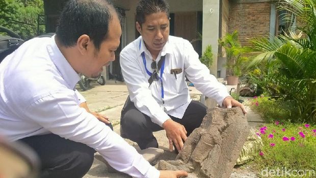 Batu yang Nyaris Jadi Bahan Uruk Ternyata Arca Mahakala Abad 9 M