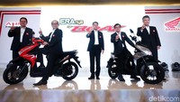 Peluncuran dihadiri oleh Marketing Director AHM Thomas Wijaya, President Director AHM Toshiyuki Inuma, Executive Director of Asian Honda Motor, Co, Ltd Atsushi Ogata, Executive Vice President Director AHM Johannes Loman, dan Marketing Director AHM Mutsuo Usui.