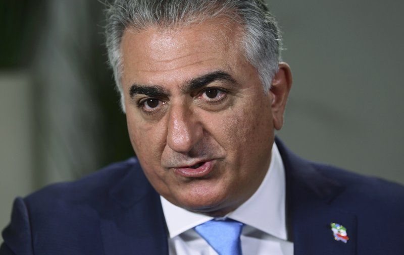 foto/ Pangeran Iran Reza pahlevi/ APNews.com