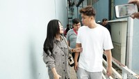 Billy Syahputra dan Elvia Cerolline saat ditemui di studio Trans TV, Kapten Tendean, Jakarta Selatan pada Kamis (16/1). Pool/Palevi S/detikFoto.